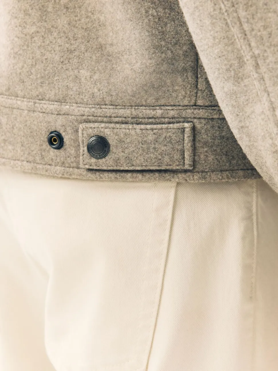 Grijs - Borg Lined Trucker Jacket