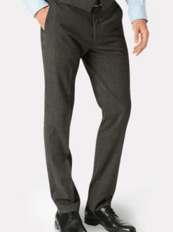 Grijs - Brook Taverner Cassino Slim Fit Trousers
