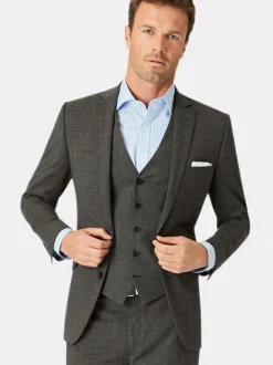 Grijs - Brook Taverner Cassino Slim Fit Jacket