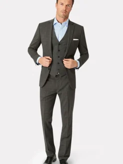 Grijs - Brook Taverner Cassino Slim Fit Jacket