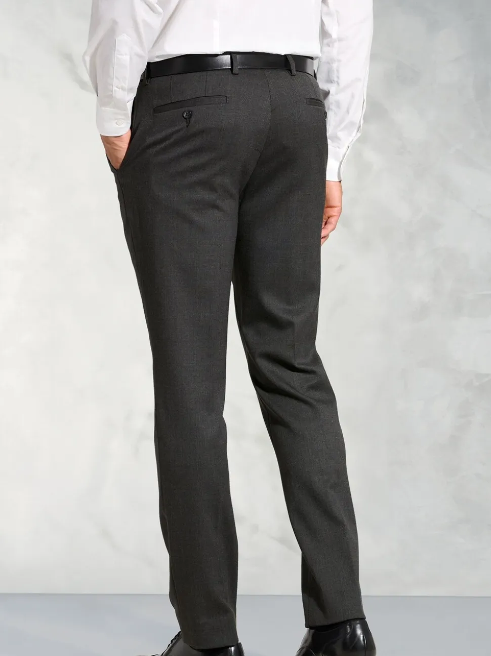 Grijs - Brook Taverner Flannel Trousers