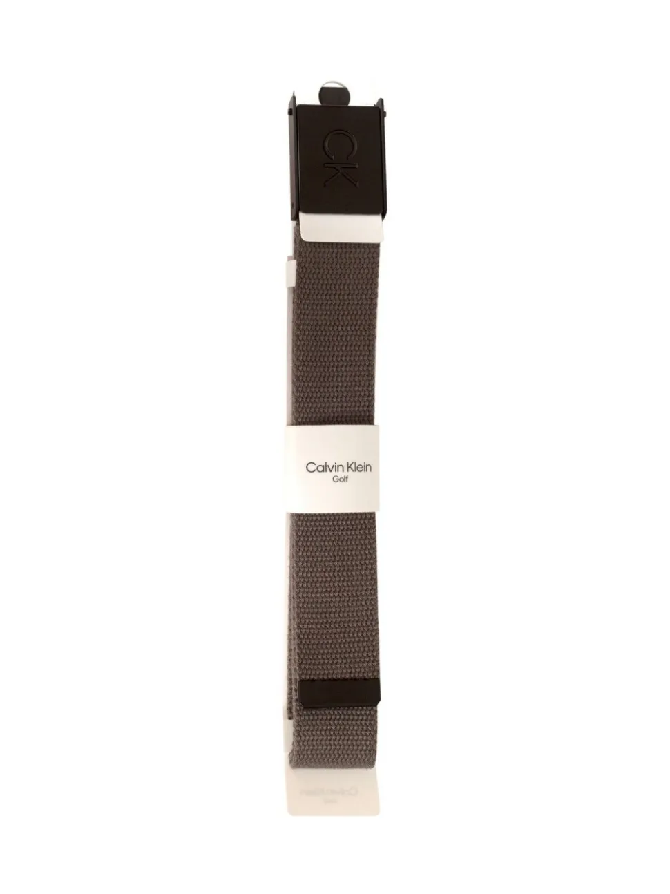 Grijs - Calvin Klein Golf Monogram Buckle Belt