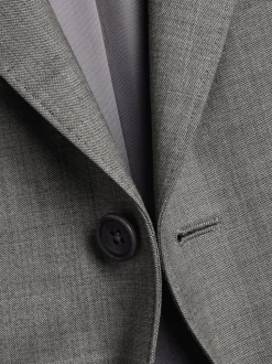 Grijs - Charles Tyrwhitt Sharkskin Slim Fit Jacket