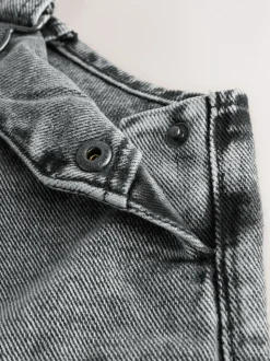 Grijs - Denim tuinbroek (3mnd -7jr)