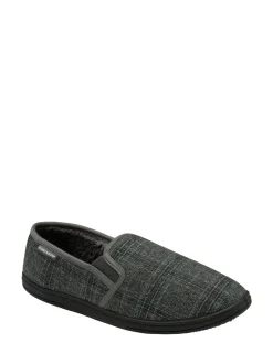 Grijs - Dunlop pantoffels met twee inzetstukken voor heren