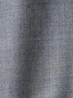 Grijs - Elasticated Waist Wool Rich Textured Formal Trousers
