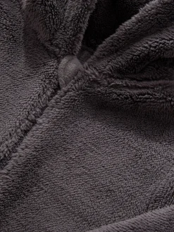 Grijs - Fleece onesie (3-16 jr)