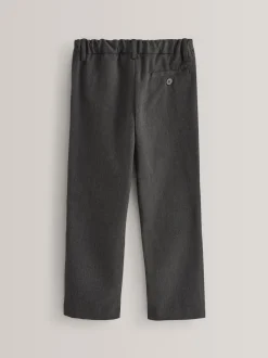Grijs - Formele schoolbroek met rechte pijpen (3-17jr)