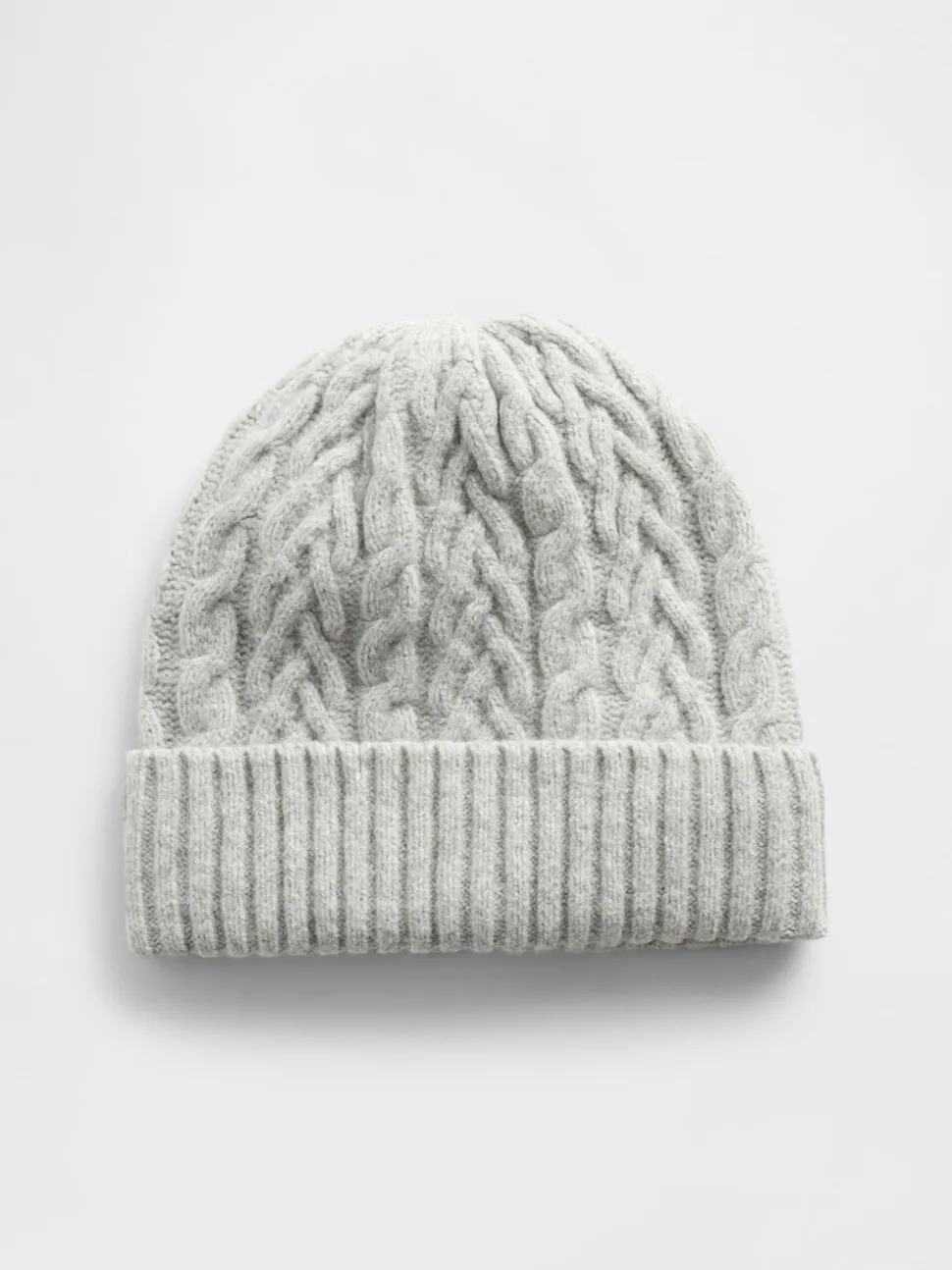 Grijs - Gap CashSoft Cable-Knit Beanie