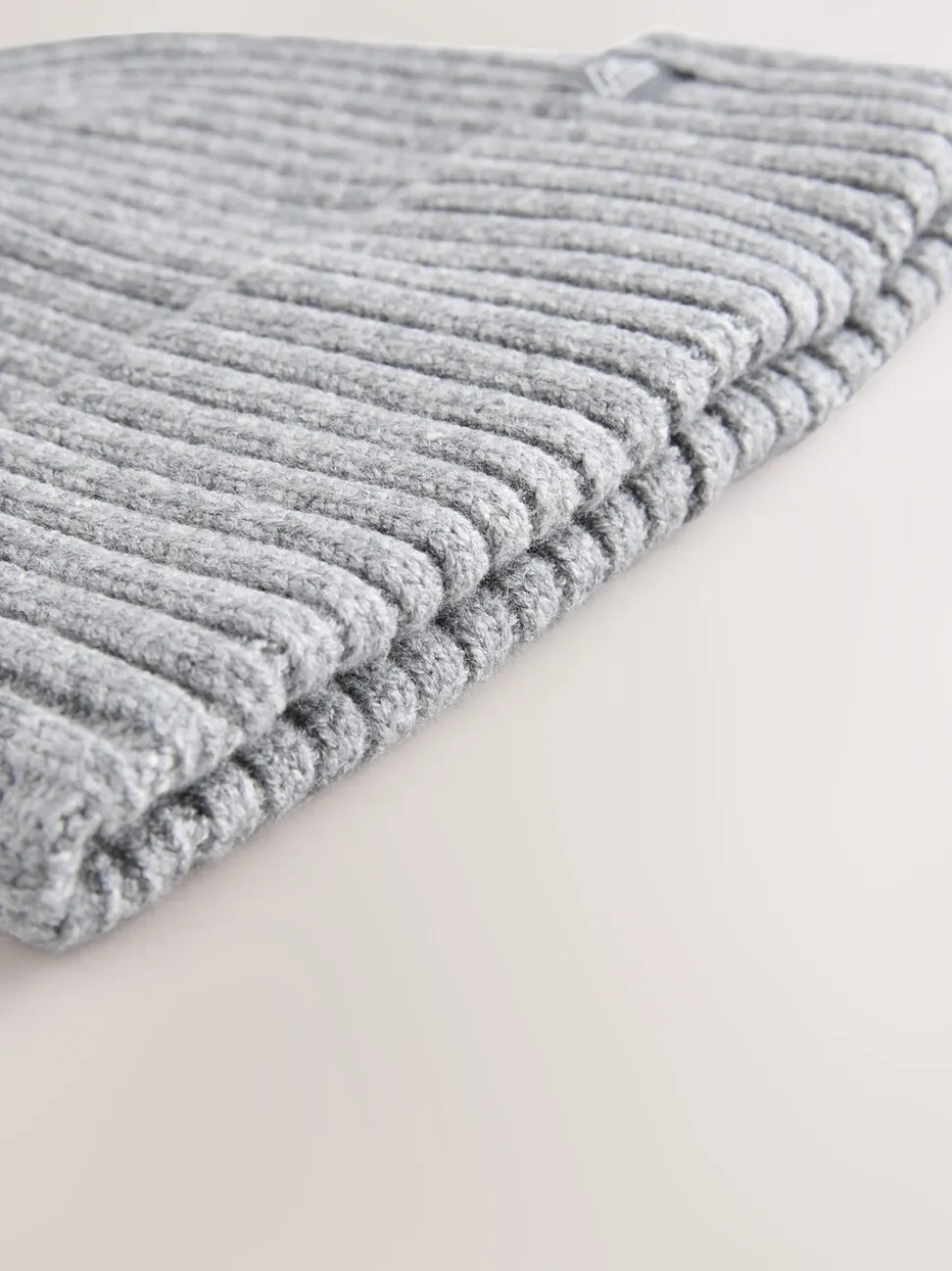 Grijs - Gebreide beanie-muts (1-16jr)