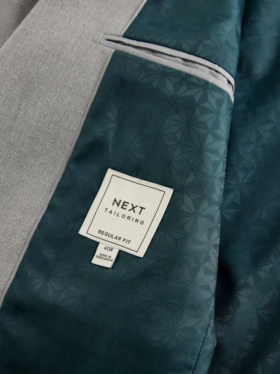 Grijs - Herenvest met textuur
