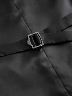 Grijs - Herenvest met textuur
