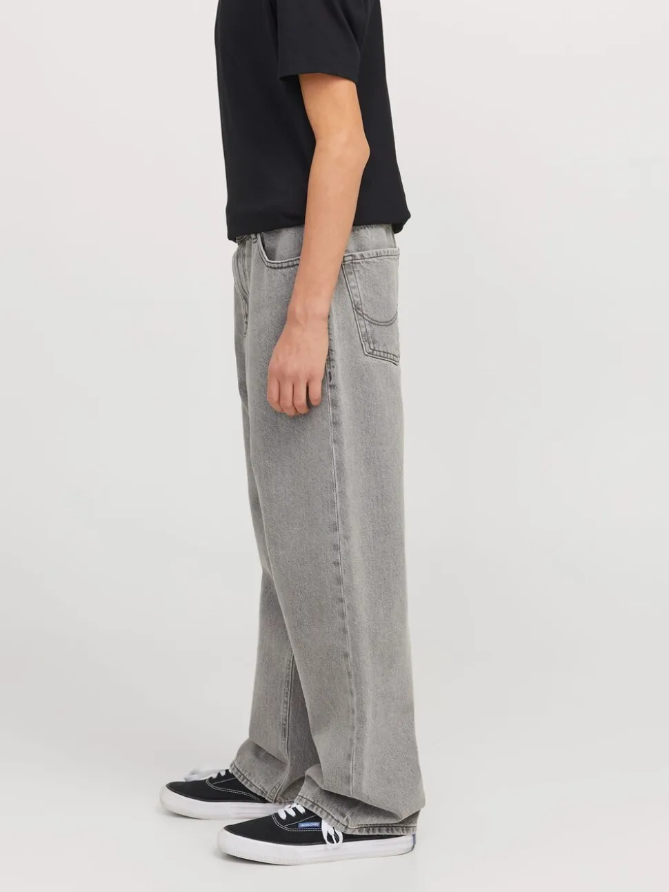Grijs - JACK & JONES Junior Baggy Fit Alex Jeans