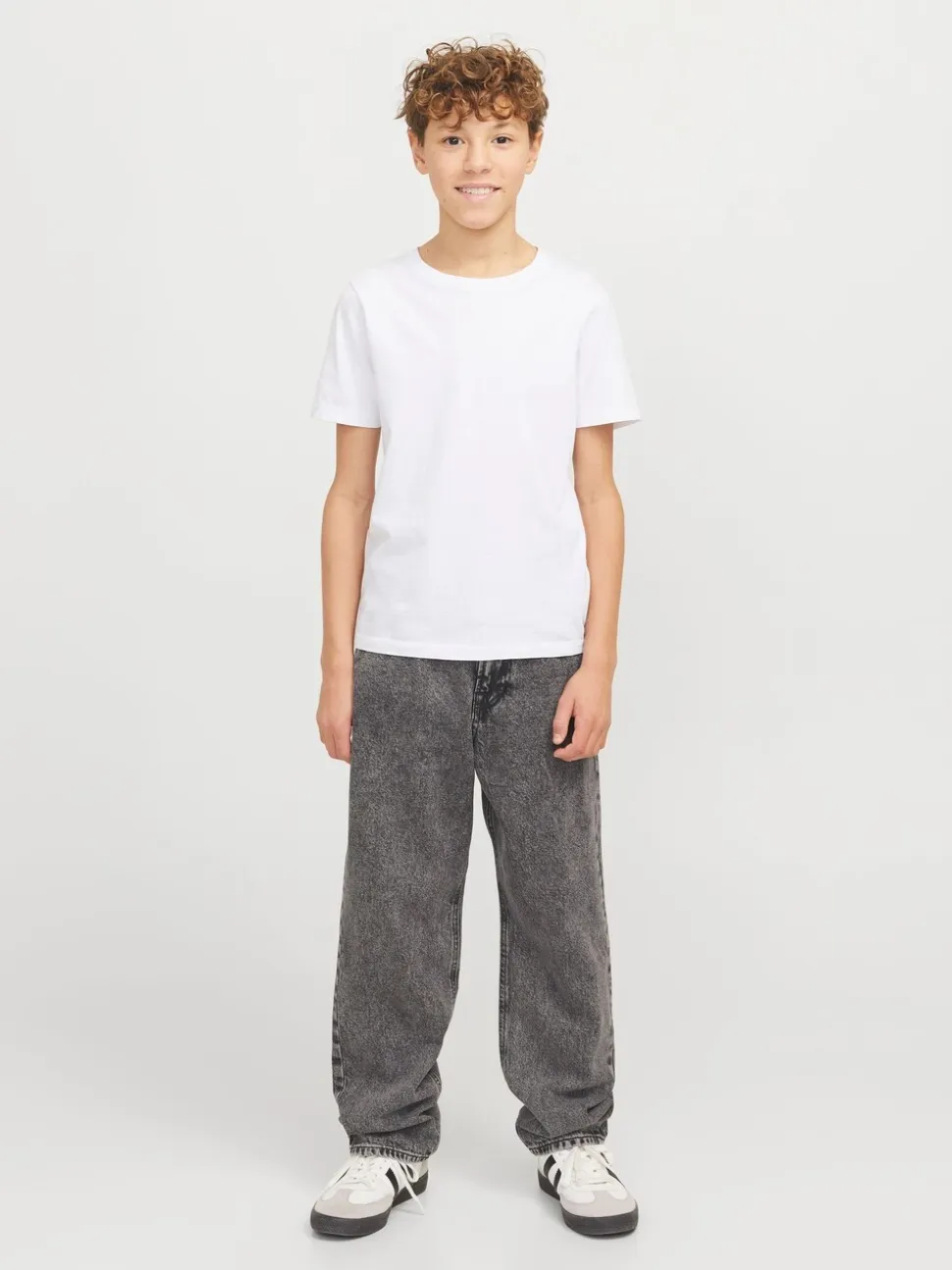 Grijs - JACK & JONES Junior Chris Relaxed Fit Jeans