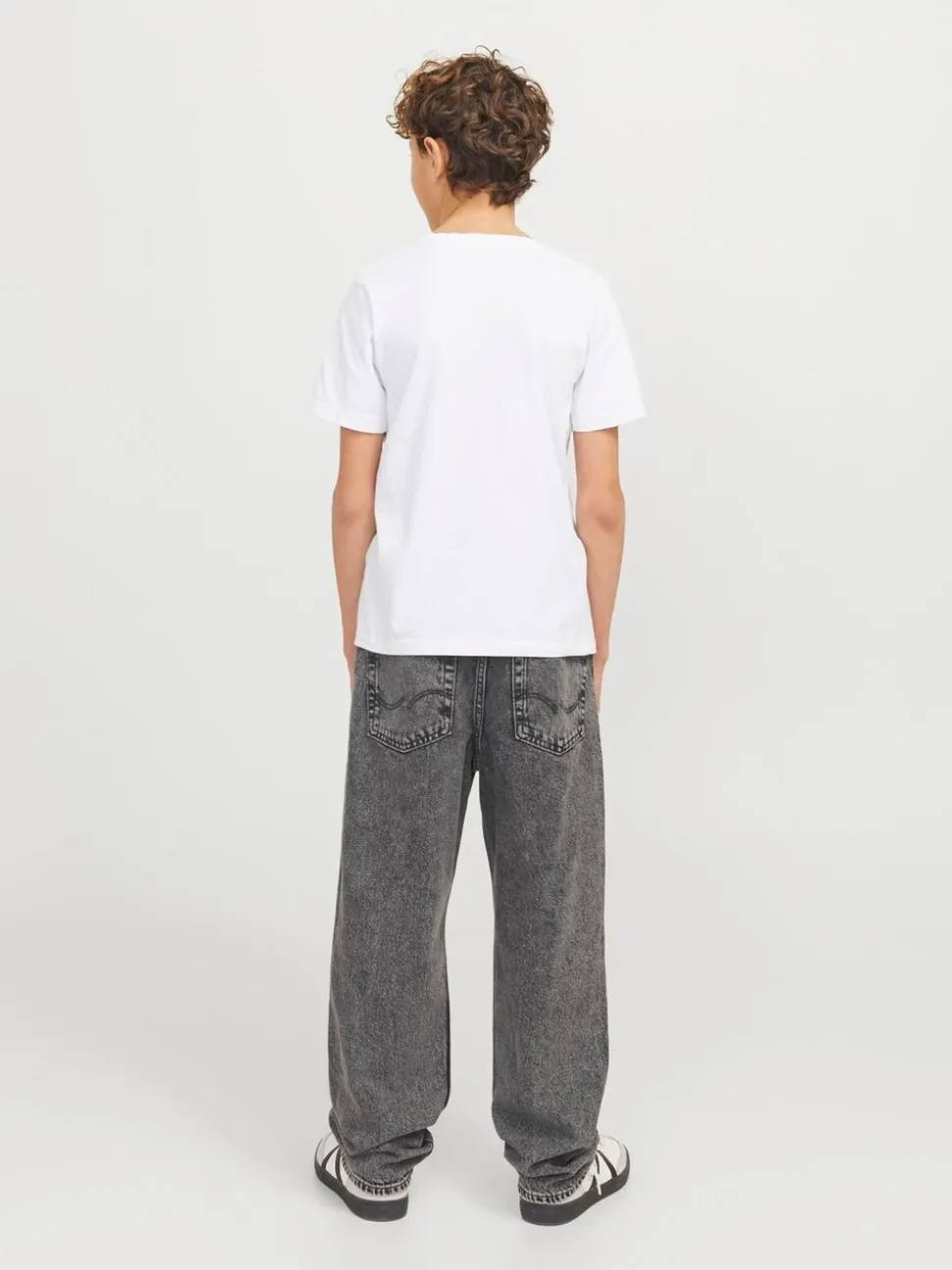 Grijs - JACK & JONES Junior Chris Relaxed Fit Jeans