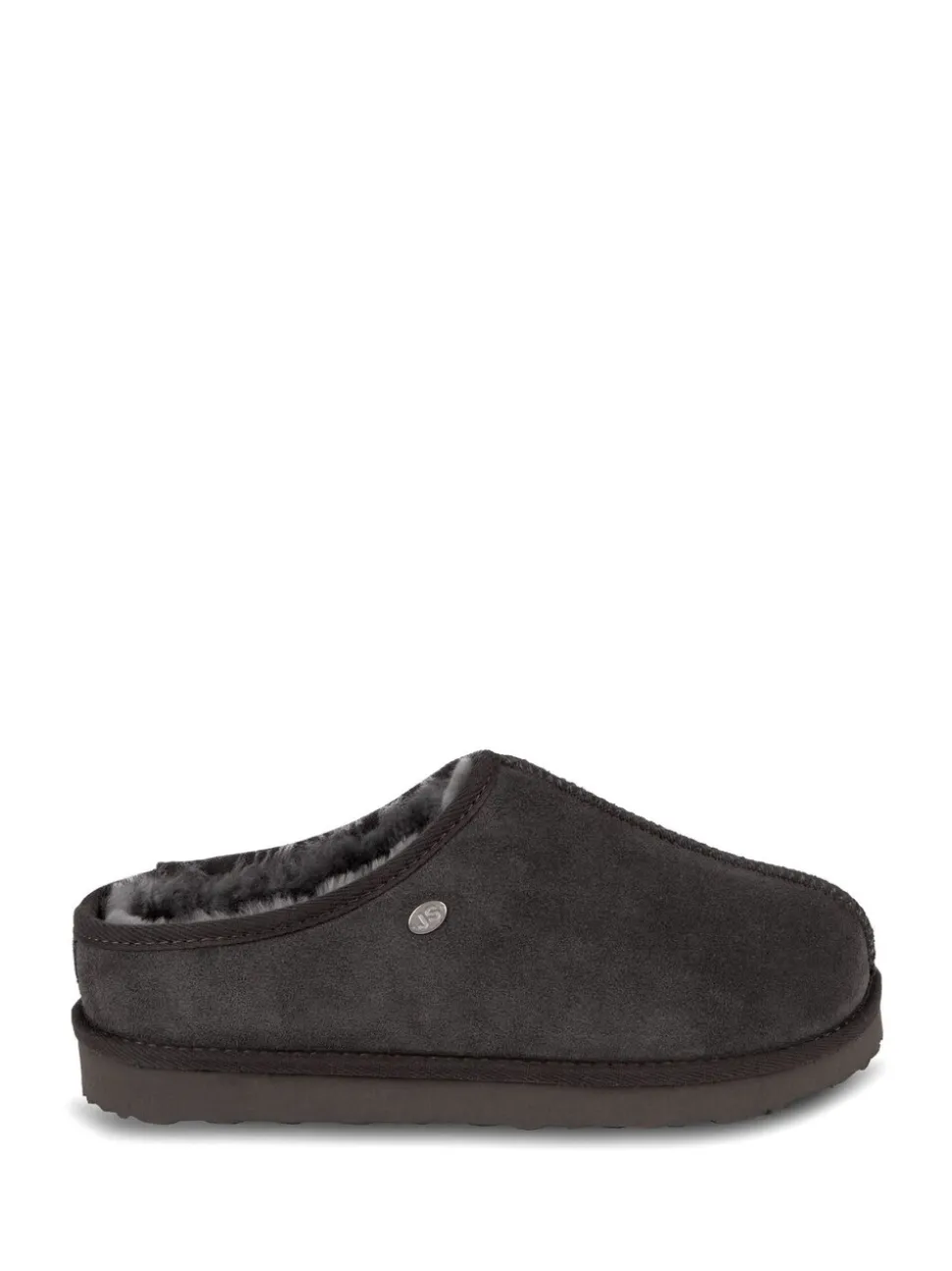 Grijs - Just Sheepskin Louis pantoffels voor heren
