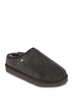 Grijs - Just Sheepskin Louis pantoffels voor heren