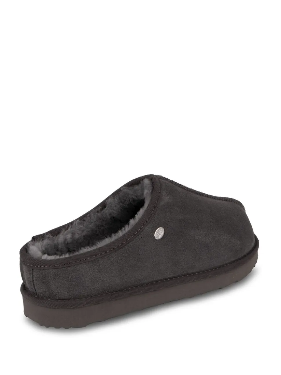 Grijs - Just Sheepskin Louis pantoffels voor heren