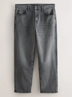 Grijs - Klassieke stretchy Jeans met relaxed fit