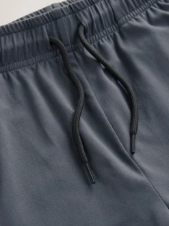 Grijs - Lichtgewicht sportshorts (3-16jr)