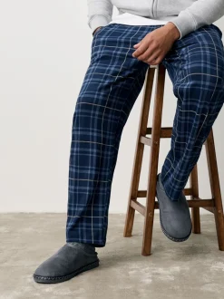 Grijs - Microsuede Taped Mule Slippers