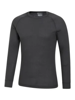 Grijs - Mountain Warehouse - Talus - Thermische herentop met ronde hals