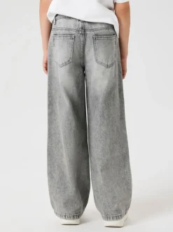 Grijs - Name It jeans met wijde pijpen
