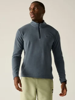 Grijs - Regatta Thompson fleece met rits bij de hals