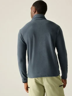 Grijs - Regatta Thompson fleece met rits bij de hals
