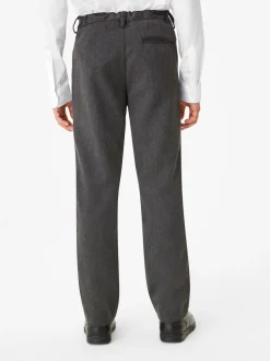 Grijs - Schoolbroek met rechte pijpen (3-17jaar)