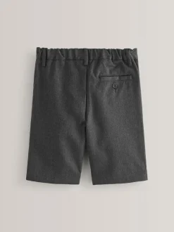Grijs - Schoolshorts zonder plooien (3-14jr)