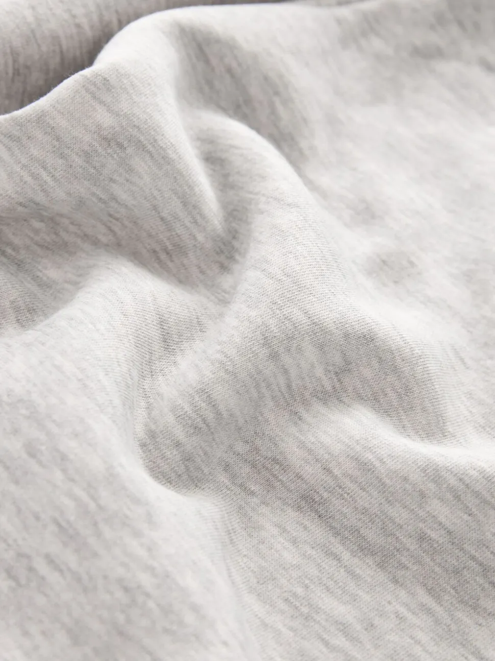 Grijs - Self. joggingbroek met boorden