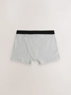 Grijs - Set van 10 boxershorts met zachte tailleband (2-16 jr)