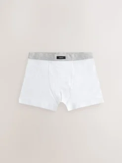Grijs - Set van 10 boxershorts met zachte tailleband (2-16 jr)