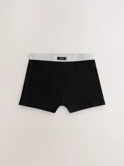 Grijs - Set van 10 boxershorts met zachte tailleband (2-16 jr)