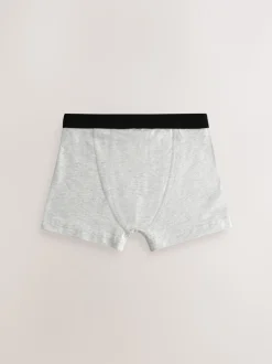 Grijs - Set van 5 boxershorts met zachte tailleband (1,5-16 jr)