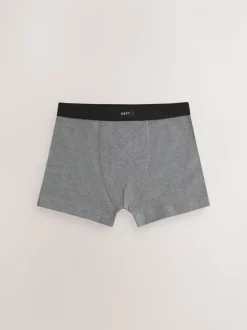 Grijs - Set van 5 boxershorts met zachte tailleband (1,5-16 jr)