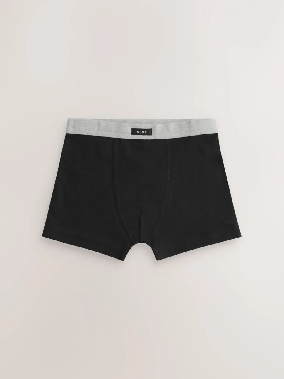 Grijs - Set van 5 boxershorts met zachte tailleband (1,5-16 jr)