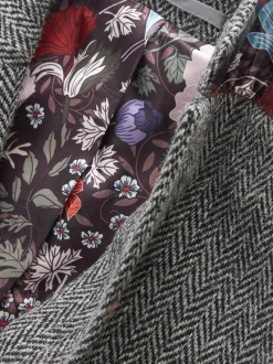 Grijs - Signature - Harris tweed Britse wollen blazer