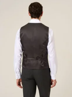 Grijs - Skopes Elijah Suit Check Waistcoat