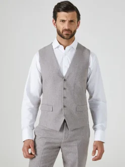 Grijs - Skopes Jude maatsnit getailleerd vest