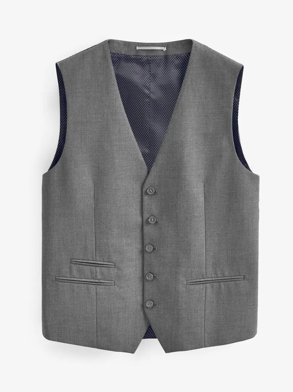 Grijs - Skopes Madrid regular fit gilet