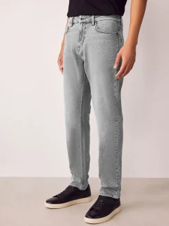Grijs - Slim Fit - Comfortabele stretchjeans