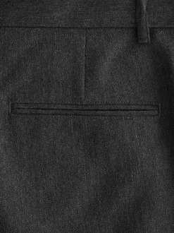Grijs - Slim Fit - Modieuze broek zonder plooien