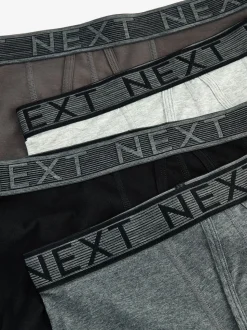 Grijs - Standaard - 10 Boxershorts zonder plooi