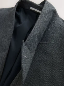 Grijs - Texture Motionflex stretchkostuumjasje