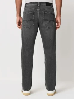 Grijs - ThermoGen - Straight fit - Motionflex jeans