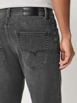 Grijs - ThermoGen - Straight fit - Motionflex jeans