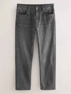 Grijs - ThermoGen - Straight fit - Motionflex jeans