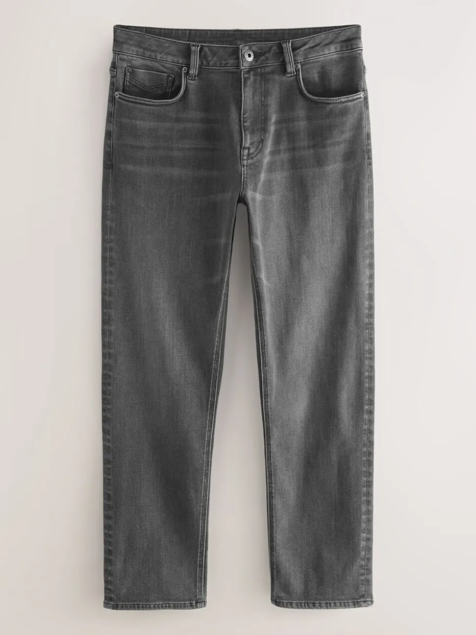 Grijs - ThermoGen - Straight fit - Motionflex jeans